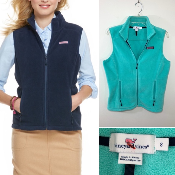 Vineyard Vines Jackets & Blazers - Vineyard Vines fleece vest size S
